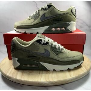 Nike Air Max 90 Olive Green Black Shoes FB9657-200 Men’s Size 7 Womens 8.5